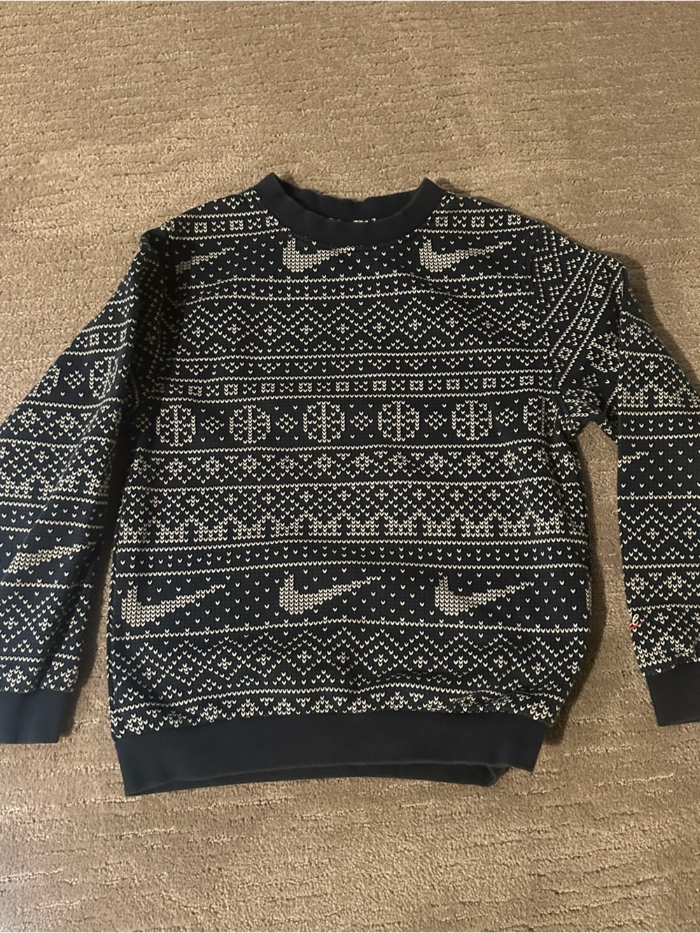 Nike Kids Holiday Fairisle sweatshirt